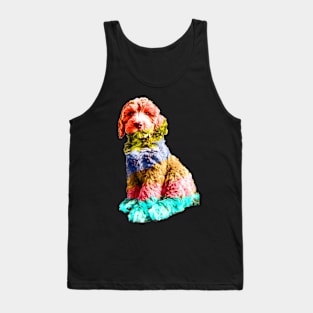 Rainbow Cockapoo Tank Top